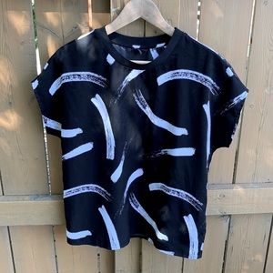 Graphic boxy tee